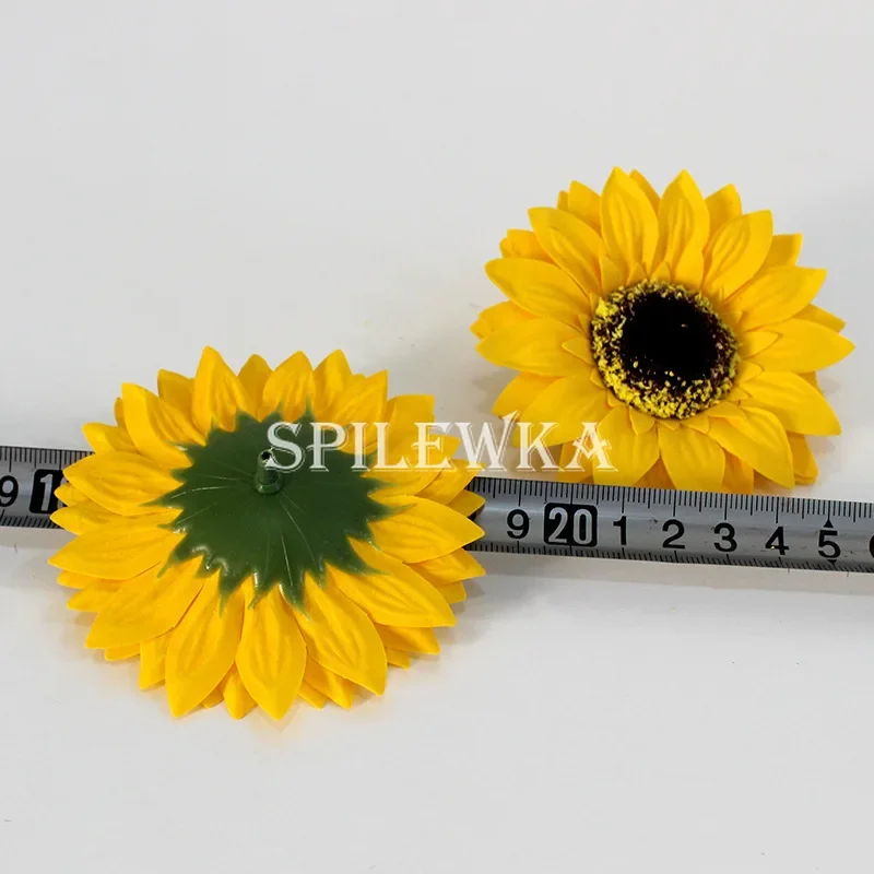 25/50pcs Sunflower Artificial Flower Heads Bouquet Gift Box Decor Eternal DIY Flowers Bouquet for Valentine Mother's Day Gift