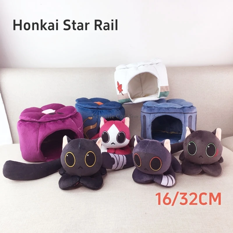 

Популярная игра Honkai Star Rail DanHeng Kafka Blade аксессуары для косплея кошка плюшевая аниме мультяшная Подушка подарок на Хэллоуин