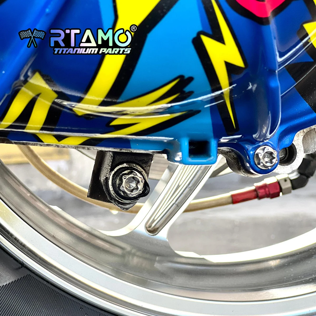 RTAMO Gr5 Titanium Bolts Water Pump Screw Exhaust Pipe CVT Cover Swingarm Bolt for Yamaha Xmax300 (2023-2024)