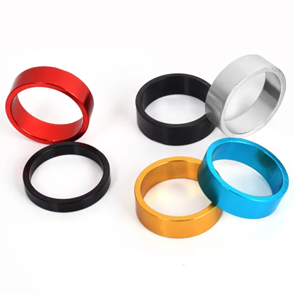 5/10/50mm Adjustment Aluminum Alloy Bike Bicycle Fork Washer Stem Headset Spacers Raise Handlebar Ring Bike Cycling Accessories