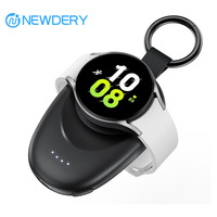 1400mAh Portable Wireless Charger Power Bank for Galaxy Watch 7/Ultra/6/6 Classic/5 Pro/4/3, Active 2 Magnetic Keychain Charging