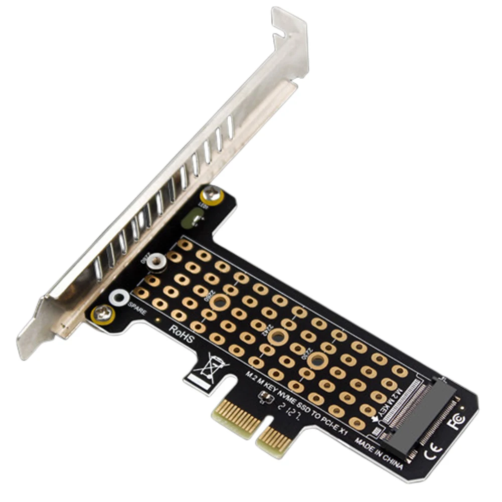 M.2 NVME إلى PCIe4.0 X1 محول بطاقة التوسعة دعم PCIe X1 X4 X8 X16 بطاقة محول الواجهة ل SSD 2230/2242/2260/2280