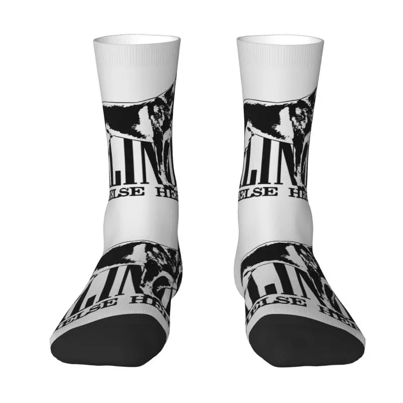 Malinois Dog Belgian Shepherd Men Women Crew Socks Unisex Cool Mechelaar Spring Summer Autumn Winter Dress Socks