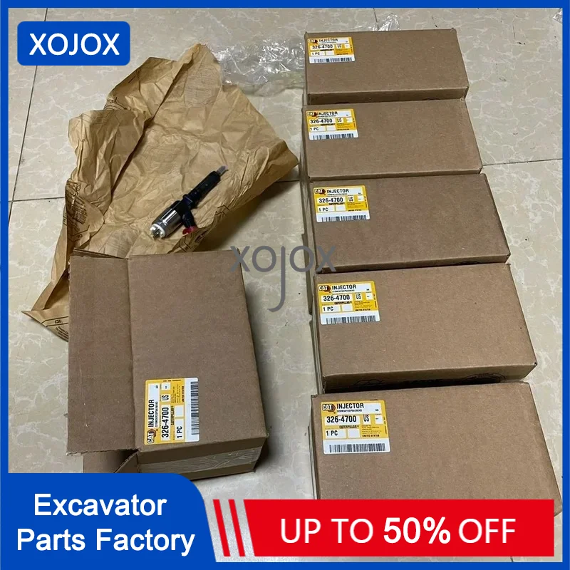 XOJOX For Caterpillar 320D, C6.4 engine original factory fuel injector assembly is 100% genuine