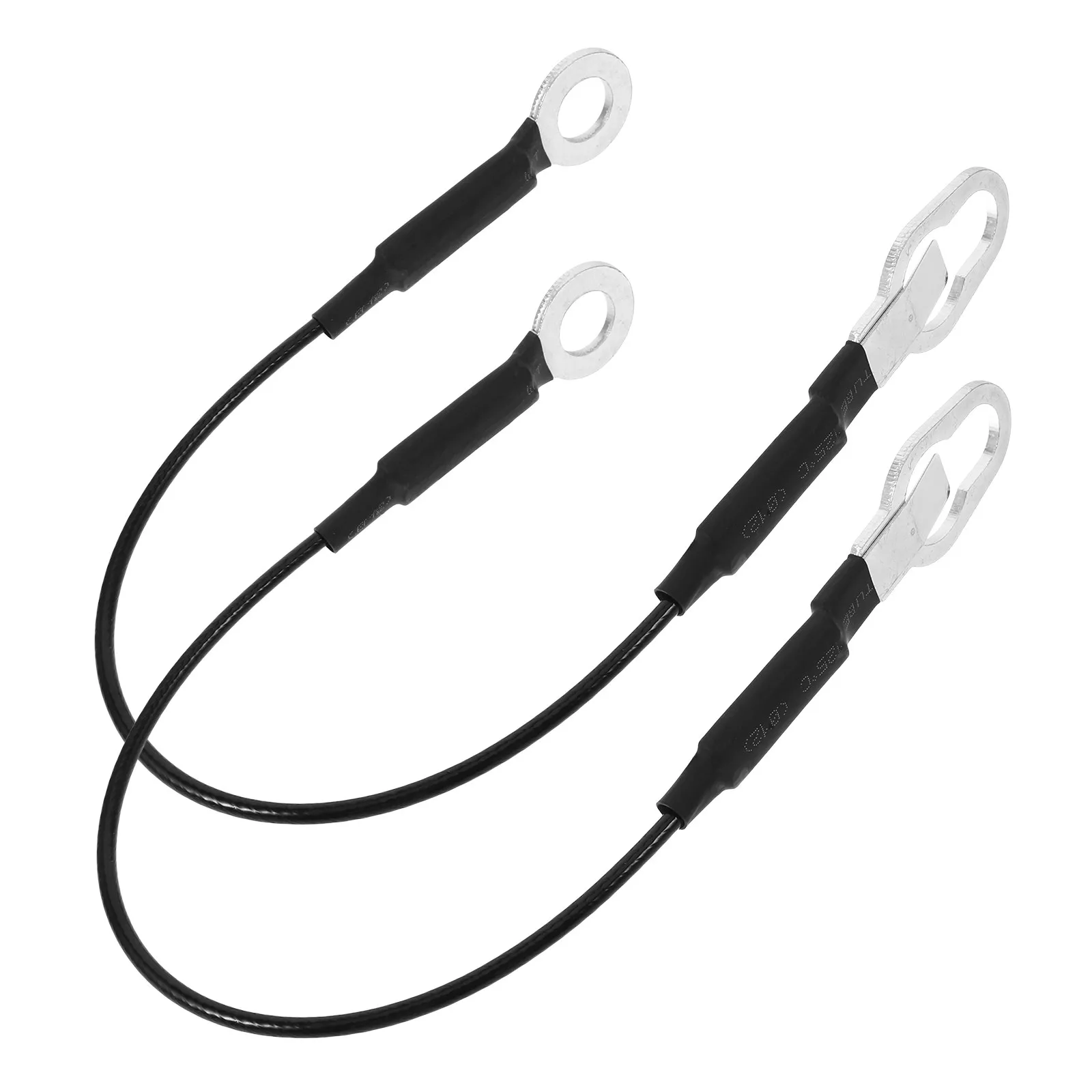 

1Pair Tailgate Support Cable Heavy Duty Coated Steel Rope for Car Trunk Repair Easy Install Automotive Tailgate Cable
