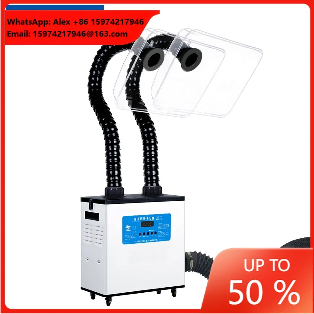 Factory Price Extra Outlet Beauty Salon Medical Smoke Fume Evacuator Moxa Smell Smoke Absorber