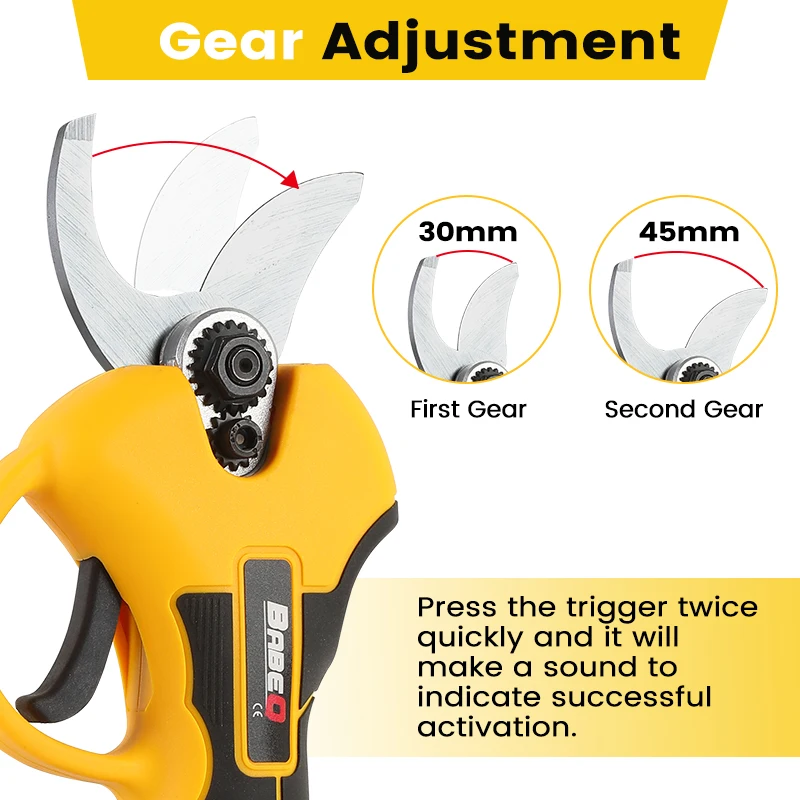 Brushless 30mm Electric Pruning Shear Fruit Tree Bonsai Cordless Pruning Scissors Power Tools For Makita 18V Battery Pin