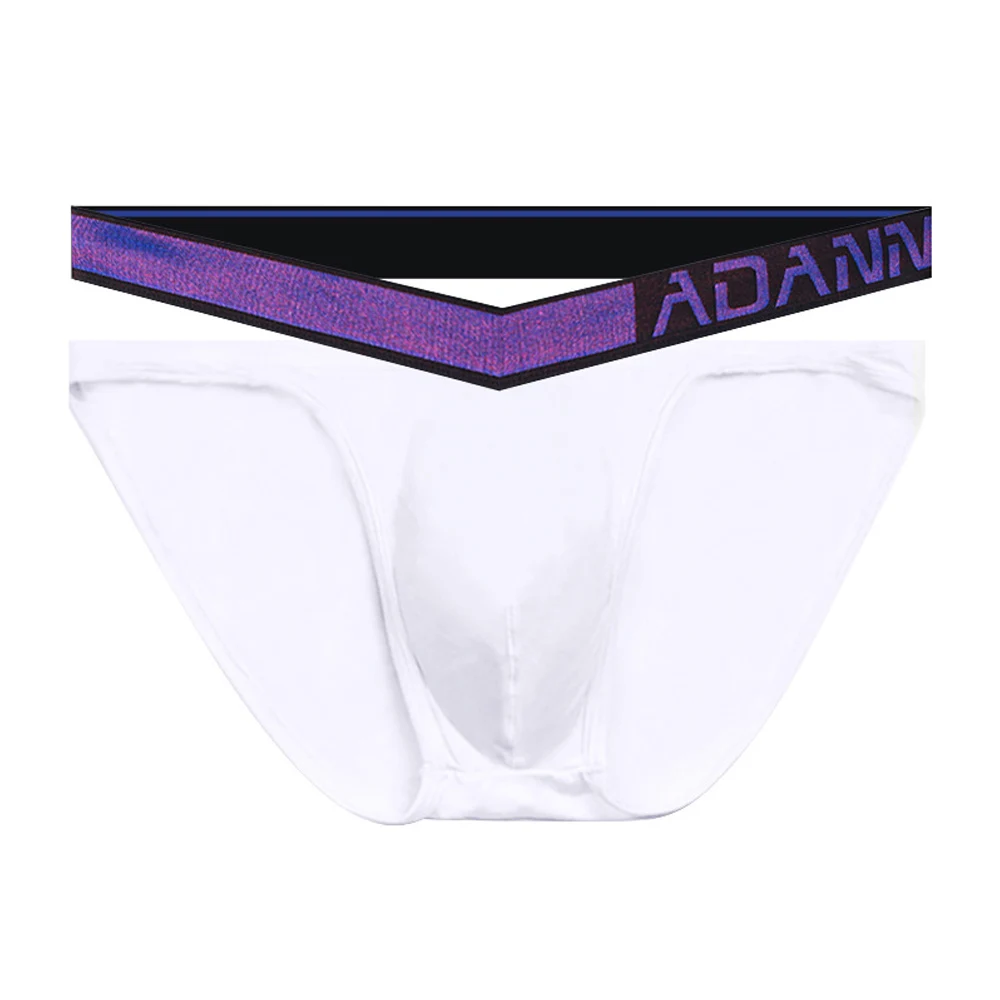 Calça triangular masculina com cintura luminosa a laser, roupa interior popular, modal, elegante