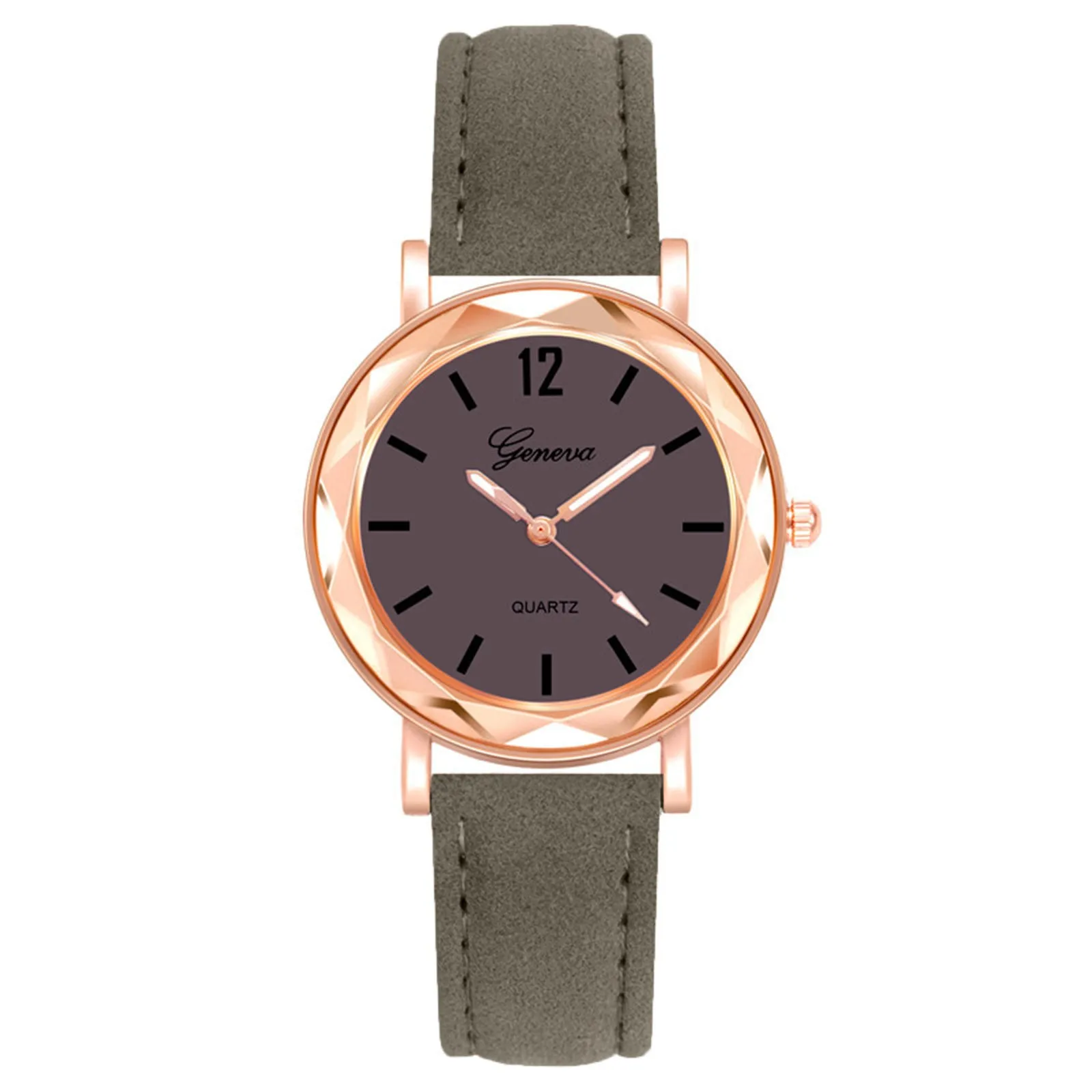 Orologio da donna quadrante al quarzo orologio digitale cinturino in pelle smerigliata elegante orologio da lavoro da donna e da ragazza