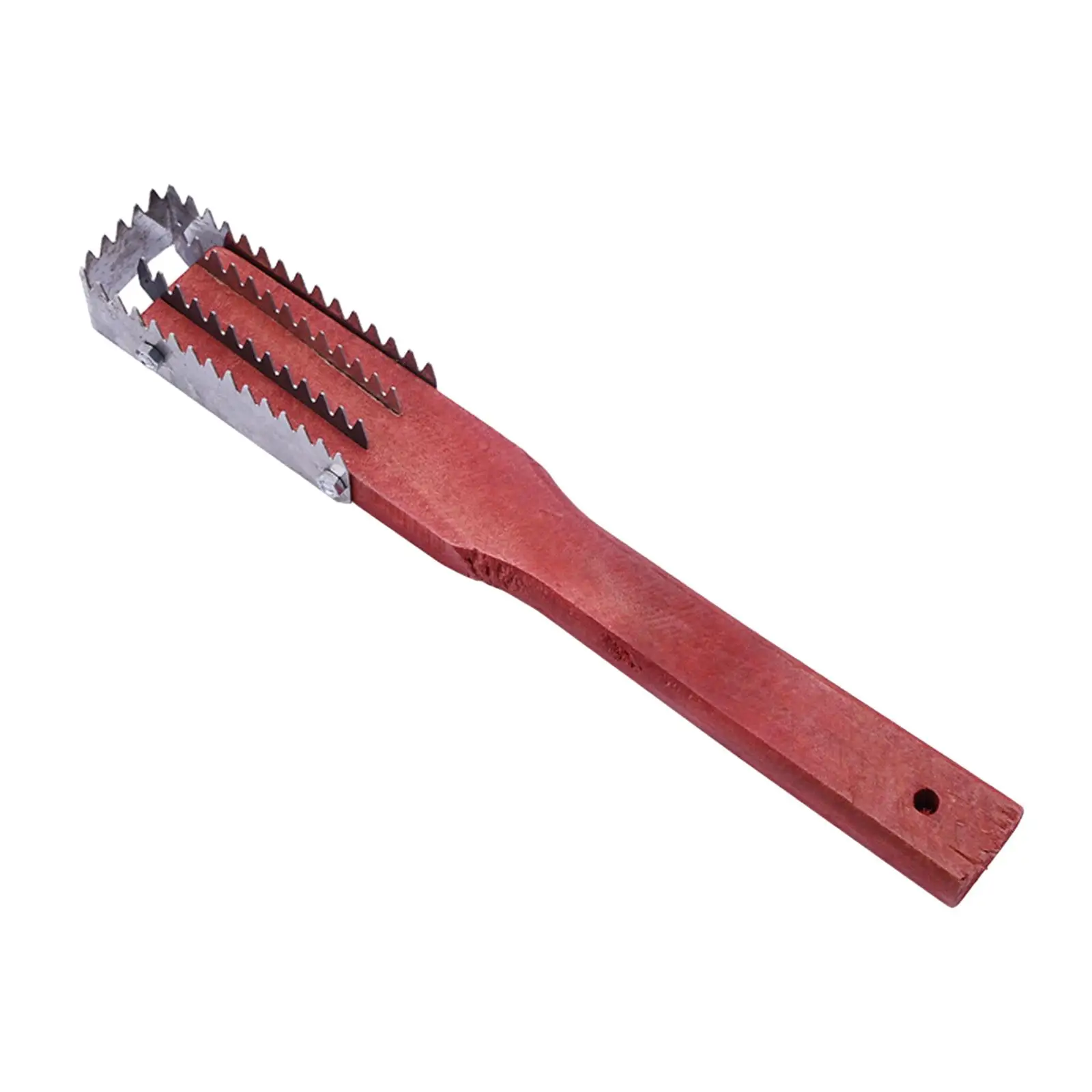 Fish Scales Remover Easily Remove Fish Descaler Tool Sturdy Wood and Steel Scale Scraper for Kitchen Home Restaurant Tools