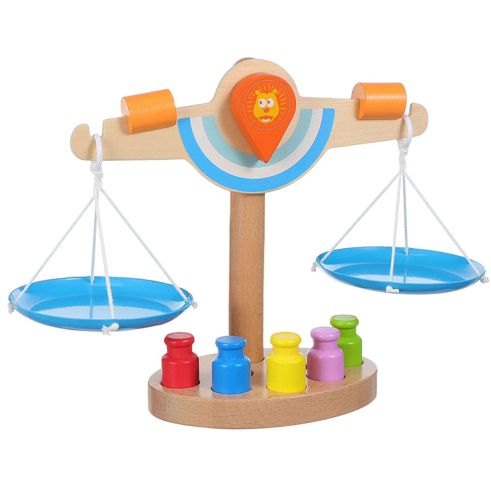 ไม้ของเล่นเด็กวัยหัดเดิน BOARD Scale สําหรับเด็ก Balancing เกมเดสก์ท็อปเด็กน่ารัก