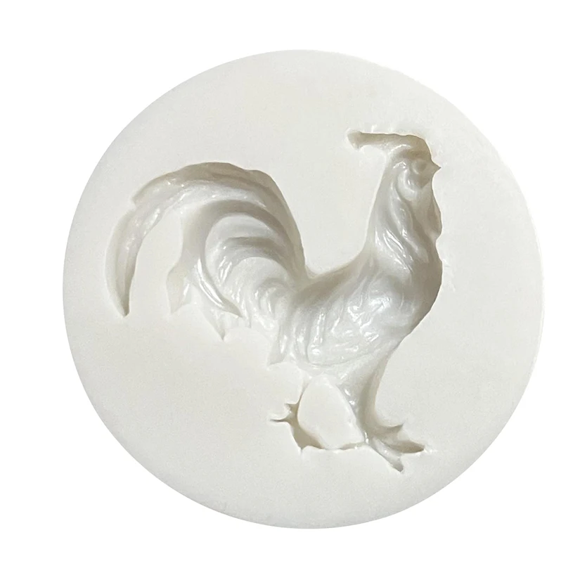 Cock Silicone Sugarcraft Mold Chocolate Cupcake Baking Fondant Cake Decorating Tools