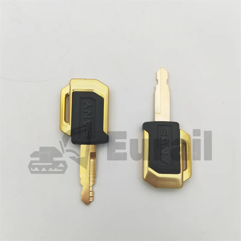 Sany 55 60 75 135 215 Sany Excavator Original New Tuhao Gold Key Open Door Ignition Key