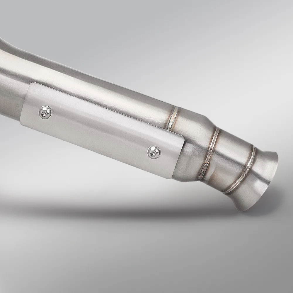 Suitable Connecting Mid Middle Link Pipe Escape Moto integrated muffler exhaust system CFMOTO for 800NK NK800 CF800 2023-2025