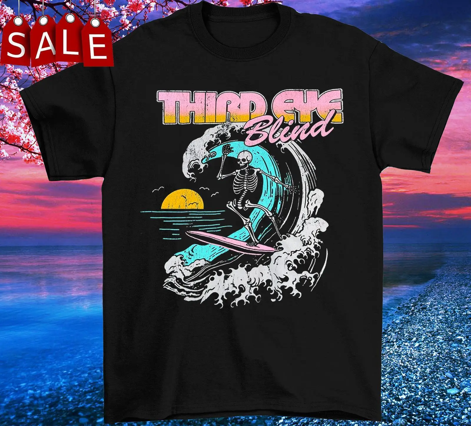 New Summer Tour third eye blind 2024 T Shirt Tee Black Size S M L 2345XL ZZ709