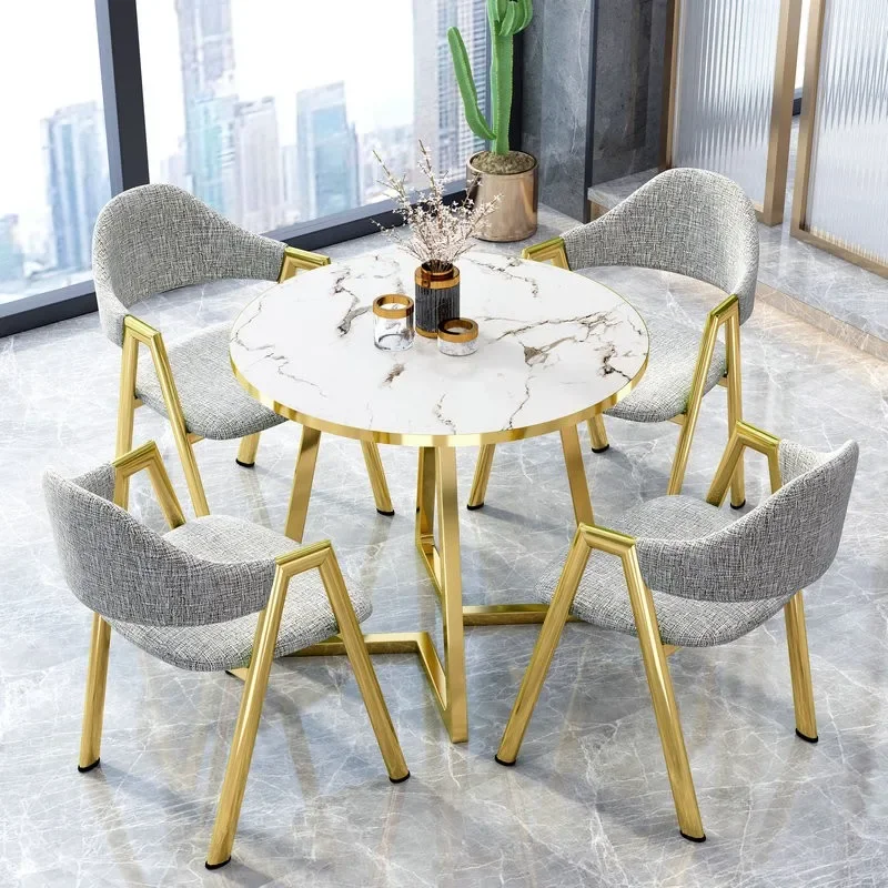 Mobile Console Dining Tables Marble Restaurant Study Wall Center Dining Tables Foyer Mesa De Cocina Y Sillas Kitchen Furniture