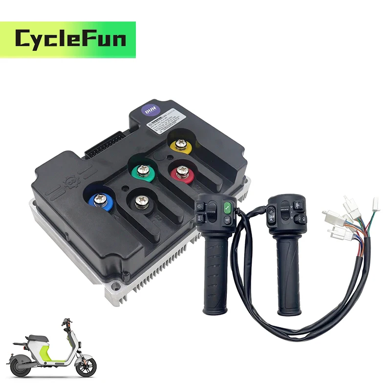 FarDriver ND721000 BLDC تحكم 500A المرحلة 1000A V2 قاعة الاستشعار الملحقات مع T08 خنق ل سكوتر كهربائي دراجة نارية