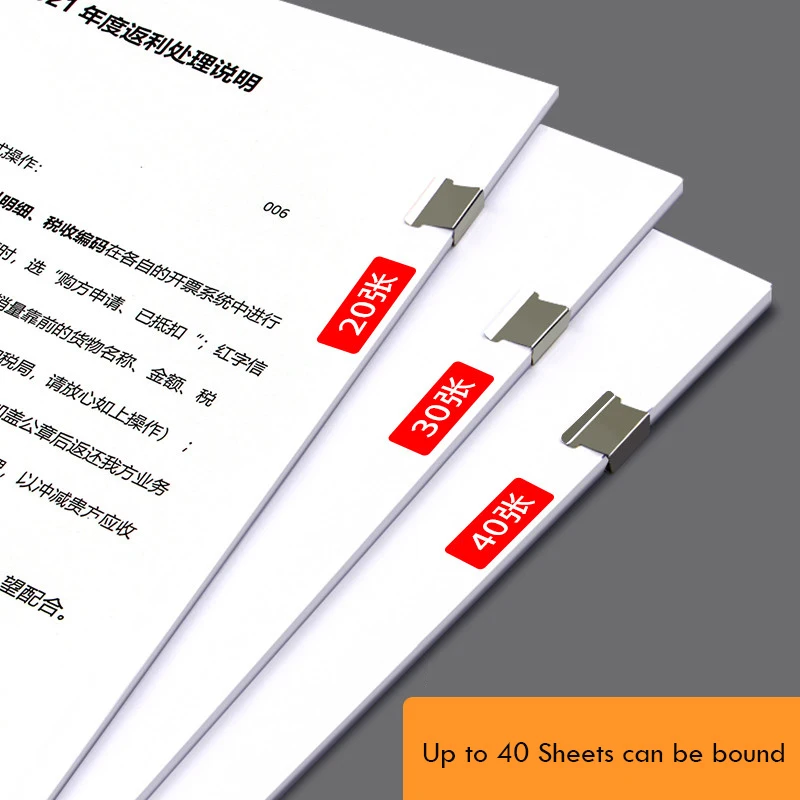광보-미니 푸셔 사무실 파일, 작은 클립 테스트 용지 제본 금속 네일 지폐 책 부스터 스왈로우 테일 문구