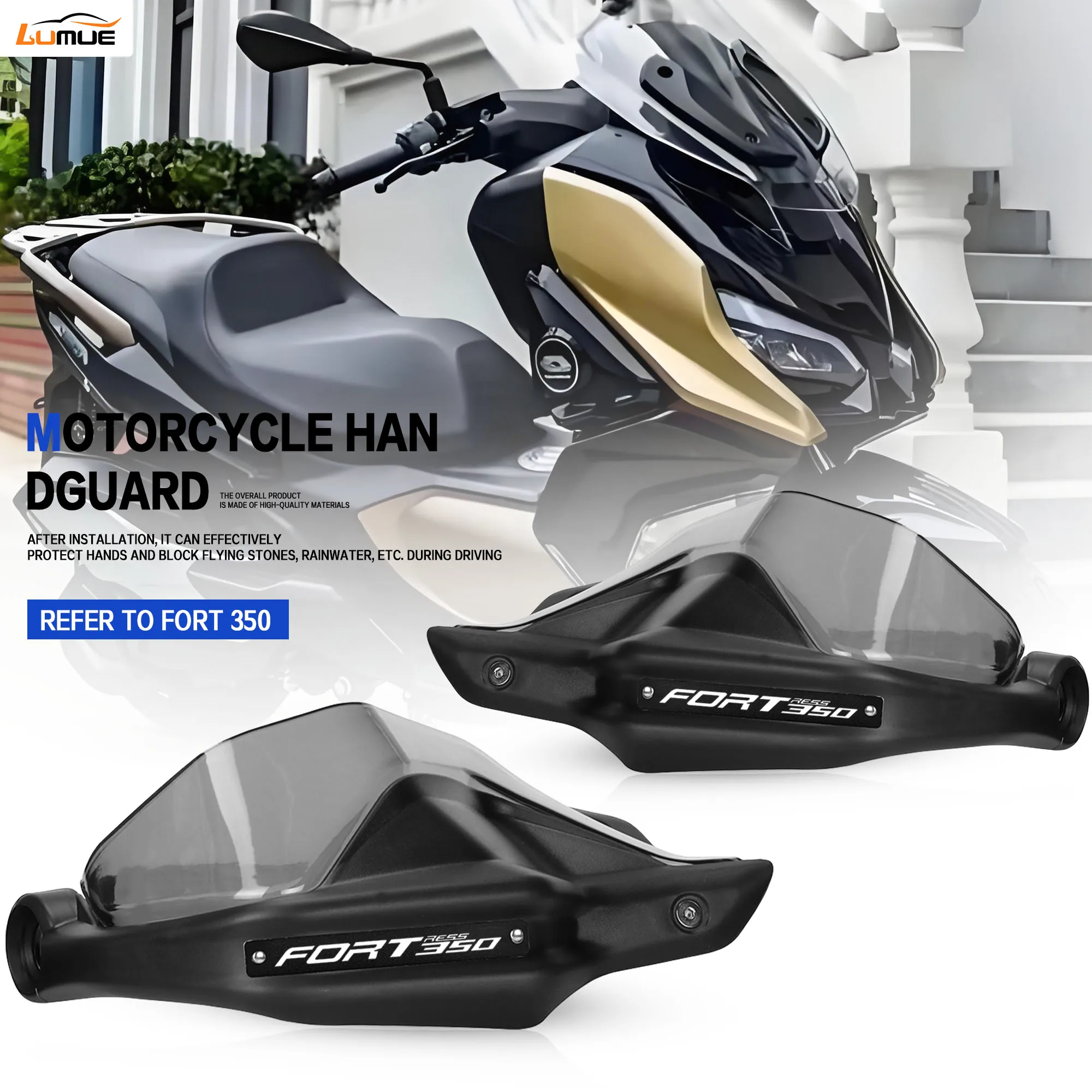 Dedicated Hand Guard Motorcycle Handguards Handlebar Guards Windshield For QJMOTO FORT 350 QJ Motor Fort350 GT 2024 2025