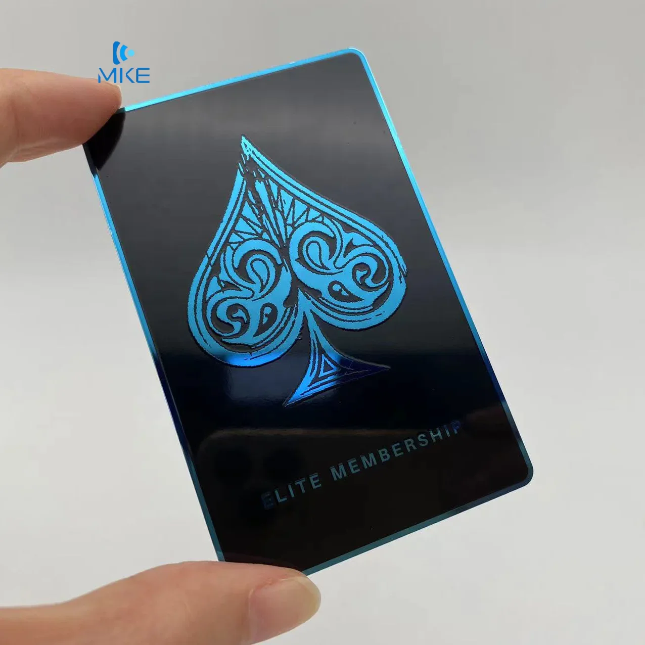 

Luxury Royal Blue Wedding Business Gift Metal Cards