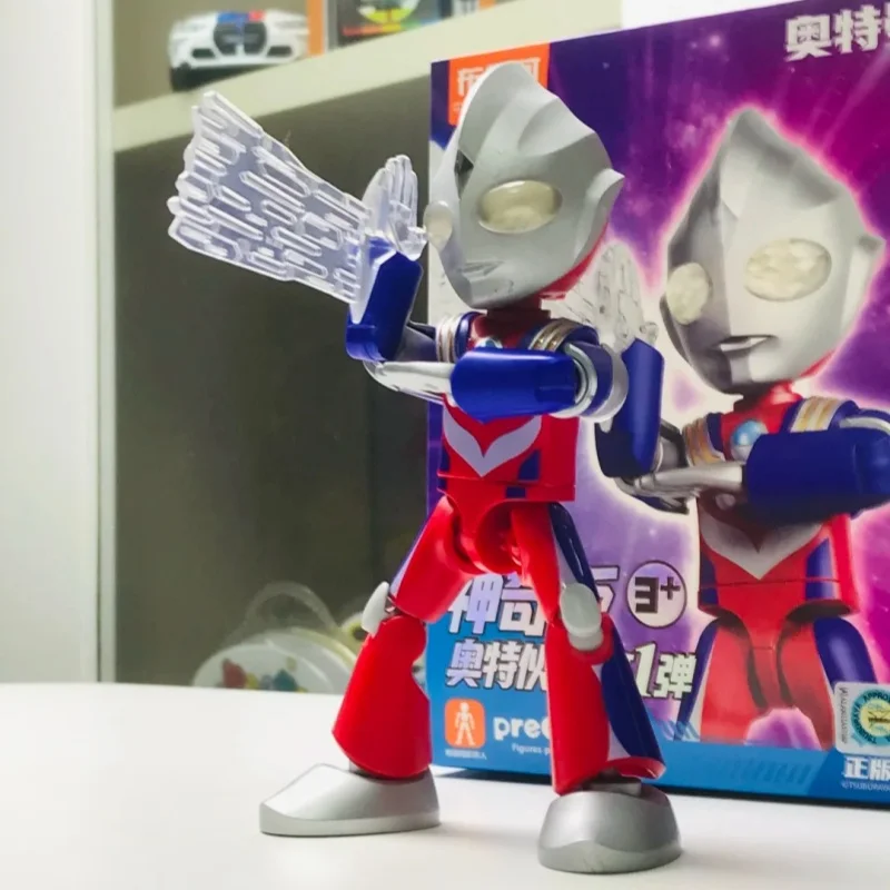 Blokees Ultraman Tiga Toy Magic Edition Assembled Handmade Assembled Movable Model Doll Children Boy Gift Toy