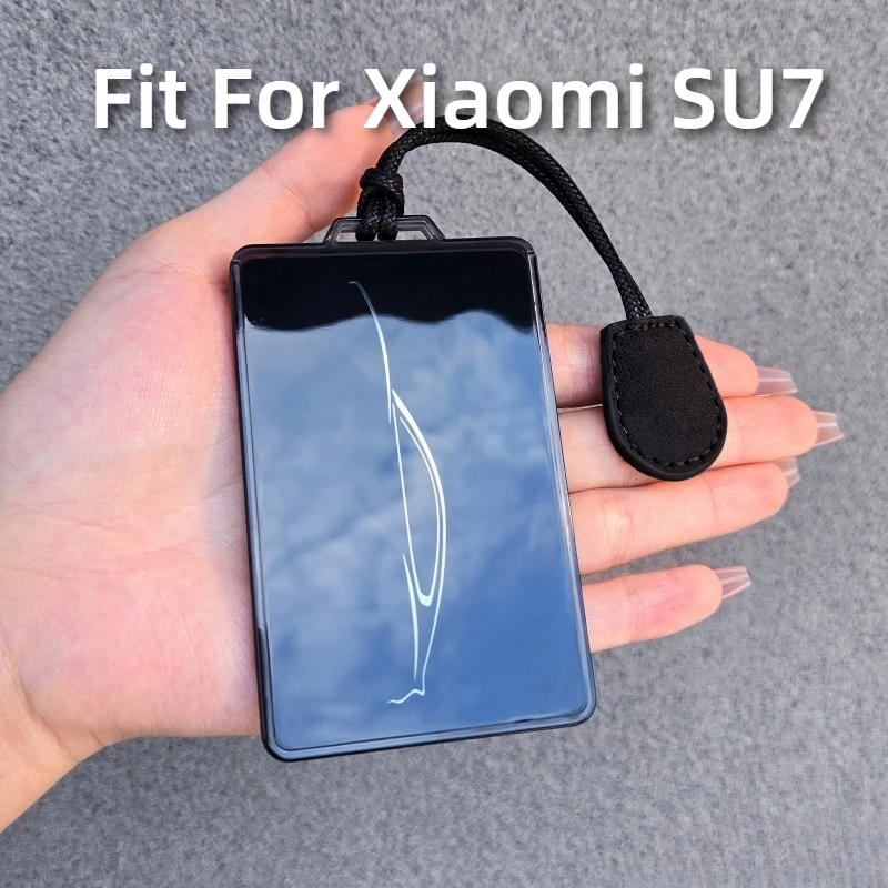 capa-protetora-completa-especializada-para-cartao-chave-de-carro-xiaomi-su7-su7-ultra-yu7-com-chaveiro-automotivo