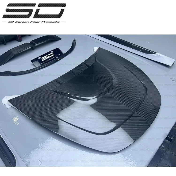 For Model Y carbon fiber front lip rear diffuser and rear spoiler for model Y bodykit facelift