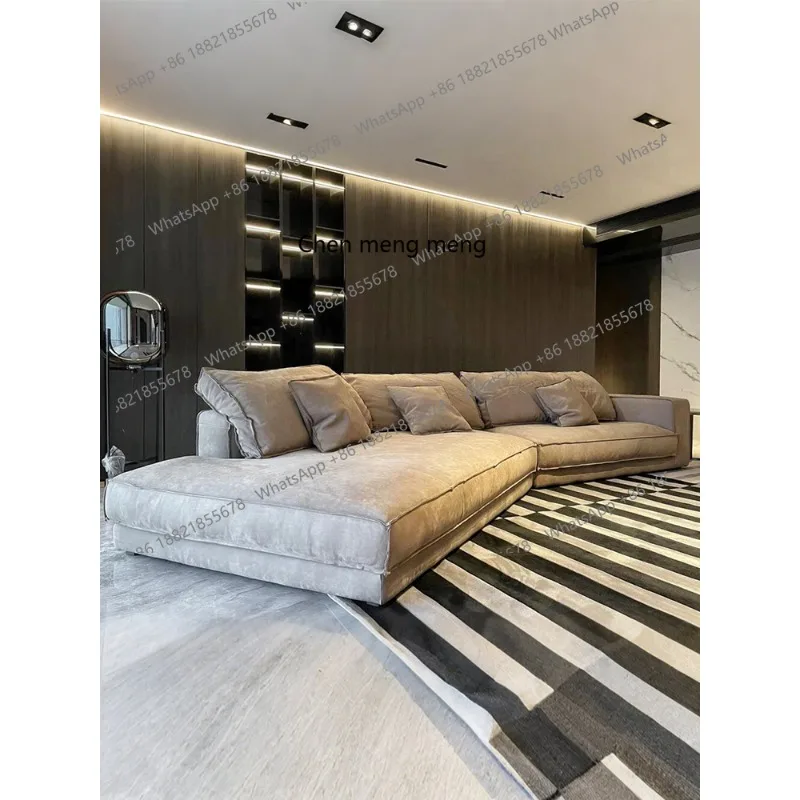 

New sofa creative special-shaped sofa fabric Italian minimalist irregular corner sofa