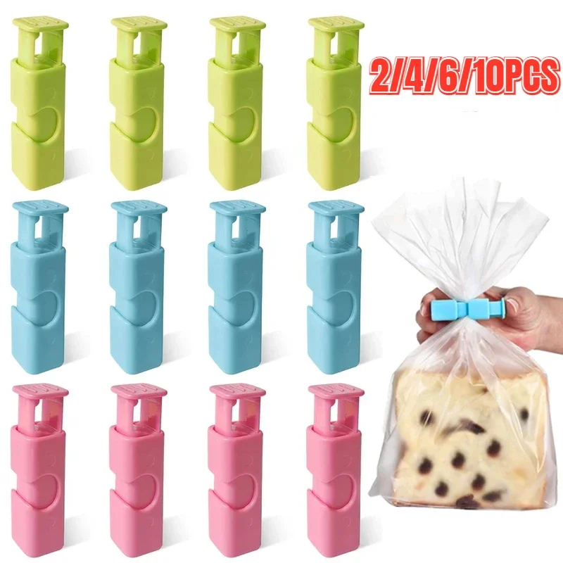 

2/4/6/10PCS Sealing Clip Food Preservation Bag Clip Snack Fresh Food Sealer Clamp Seal Bag Clips Kitchen Tools Clipboard