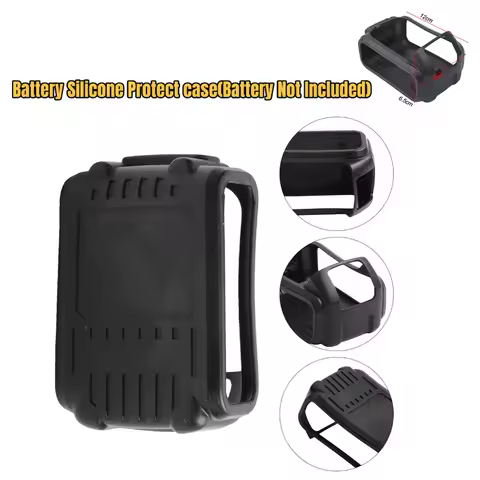 Battery Protection Sleeve 20V Battery Cover Custom Fit For 20V Easy Installation For 20V 4.0 Battery Battery Cover