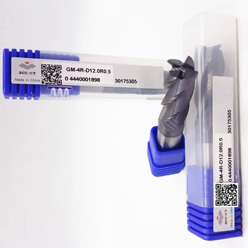 

GM-4R-D12.0R0.5 ZCC.CT Четырехгранная циркулярная дуговая концевая фреза D12.0R0.5*12*30*75 4F Концевые фрезы для закругления углов 4 канавки