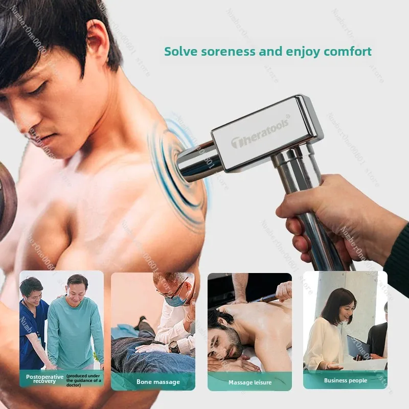 Deep Muscle Stimulator Releaser Rehabilitator Physiotherapy High Frequency Fascia Gun Professional Fascial Massage Tools