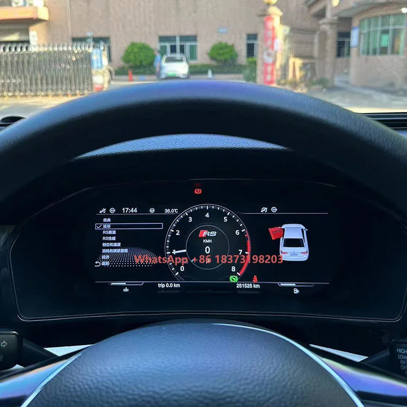 2011 to 2022 Adaptable LCD Instrument Panel Dashboard New and Used Condition Featuring Speedometer Gauge Display