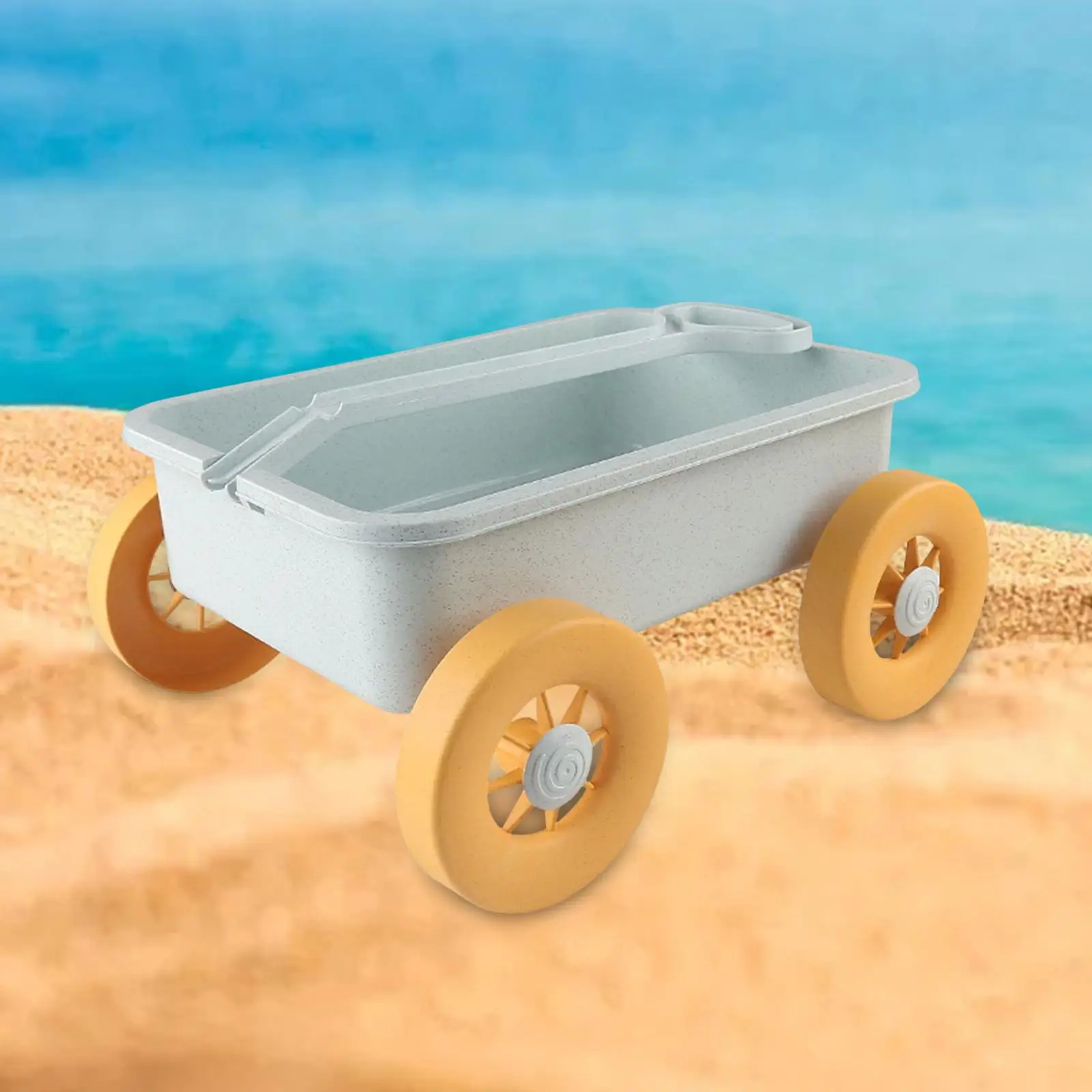 Kid Pull Beach Toy Cart Outdoor Vehicles Wheelbarrow for Stuffed