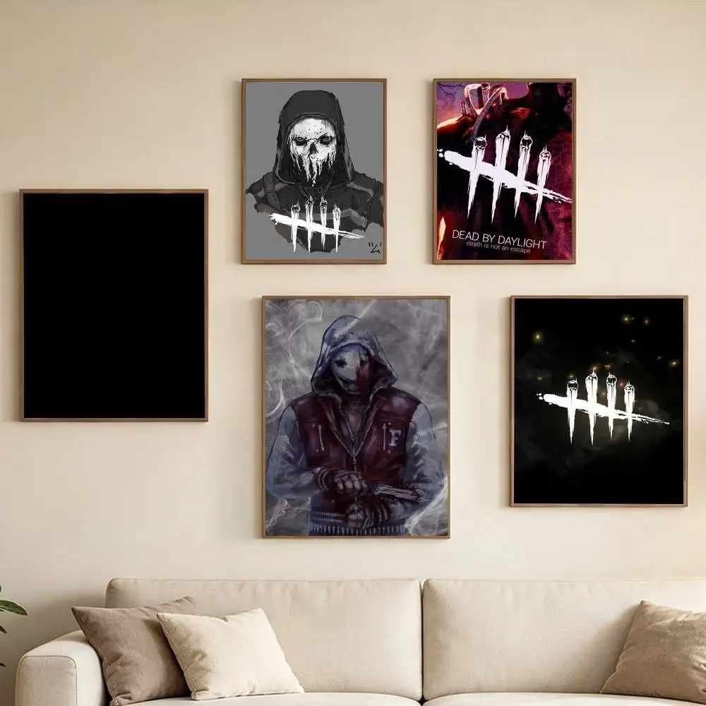 DBD Game Dead by D-Daylight Poster Dorm Living Room Aesthetic Wall Decoration Painting Stickers