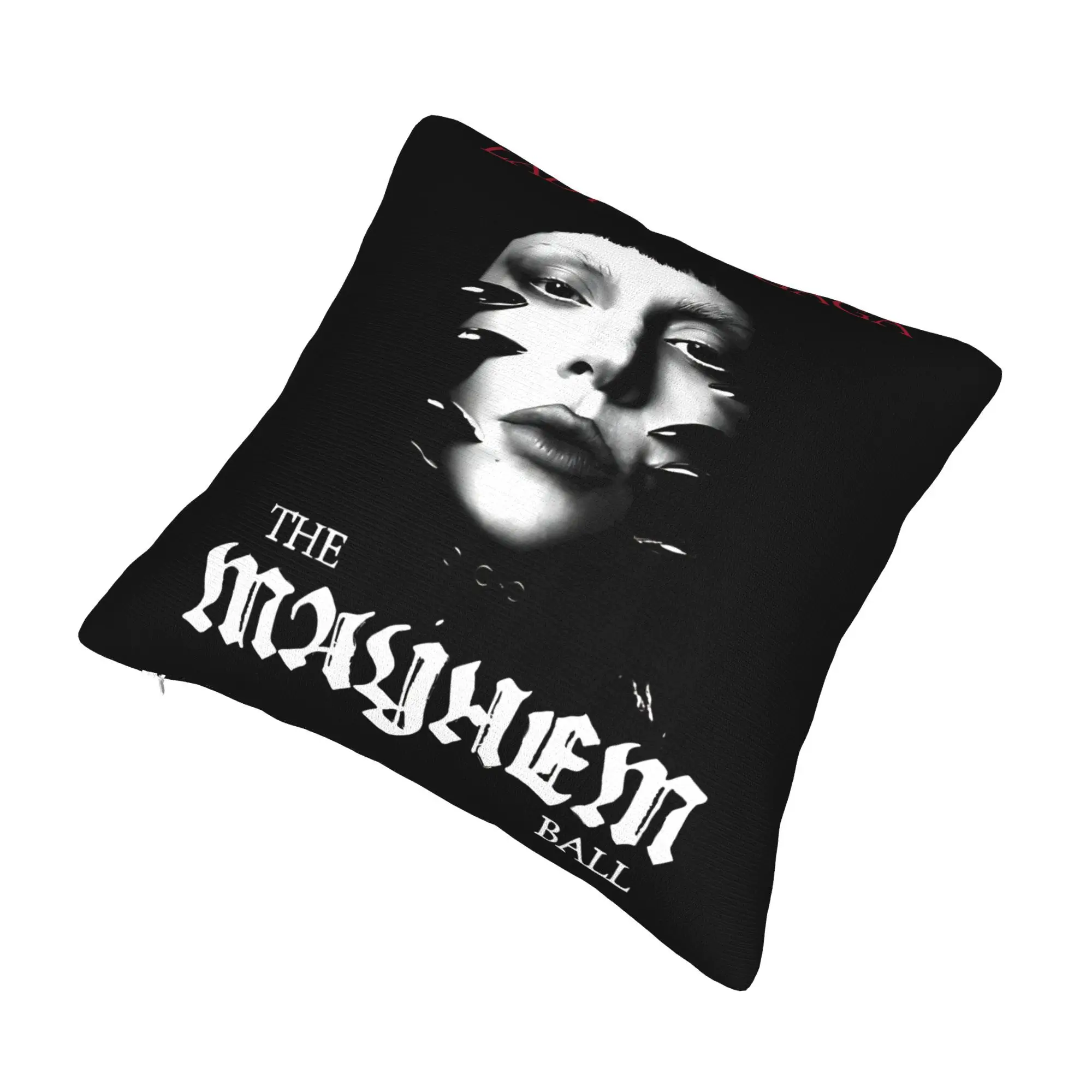 Lady Gaga Mayhem Ball Tour Pillowcase Soft Fabric Cushion Cover Decor  Pillow Case Cover Home Zippered 40X40cm