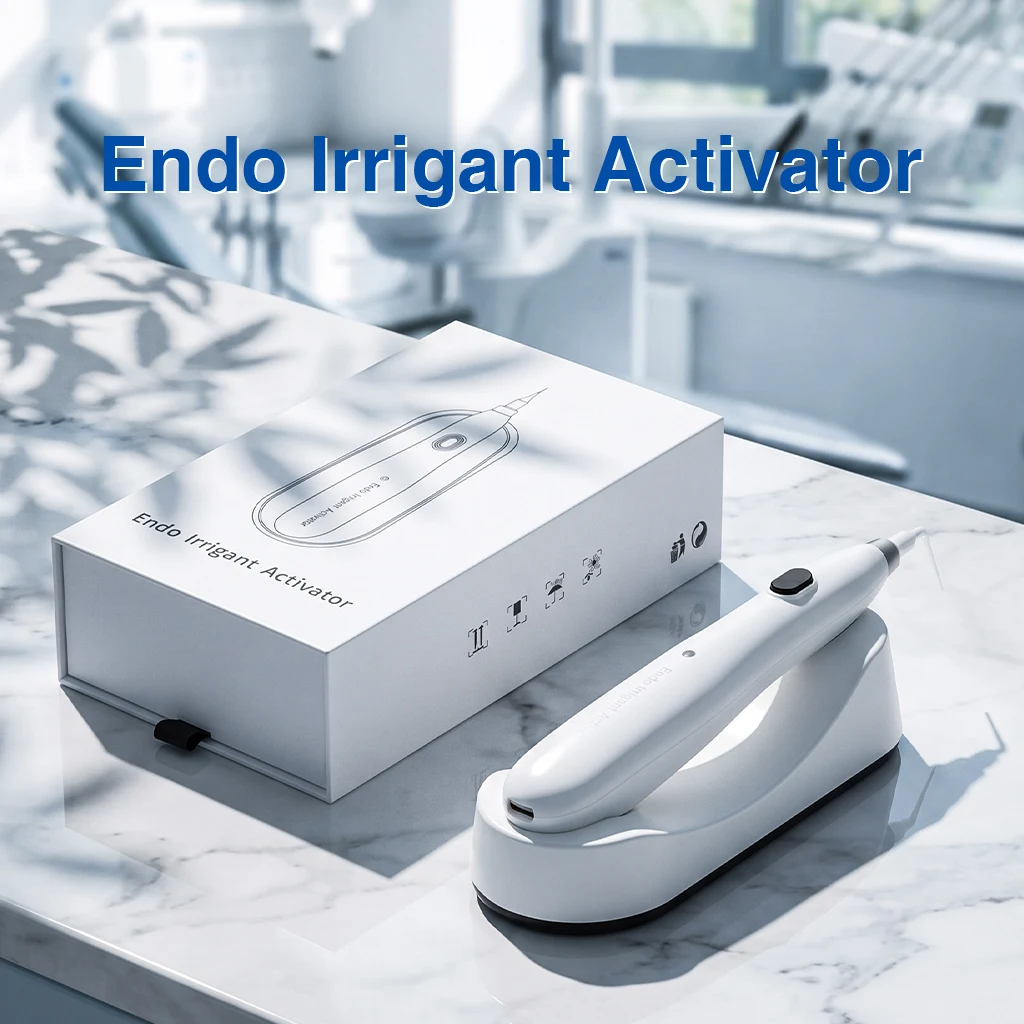 AZDENT Dental Ultraschall-Aktivator Endo Sonic Irrigator 2 Reinigungsmodi Endodontisches Ultra-Handstück Wurzelkanalbehandlung 20 Spitzen – Detail 1