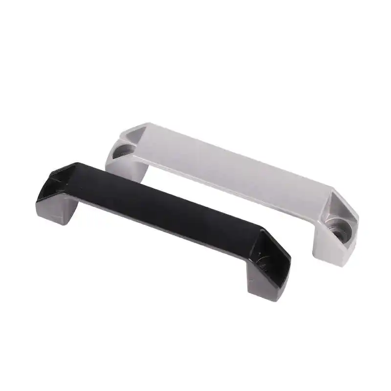 

1PCS Industrial Square Aluminum Alloy Handle Nano Silver Cabinet Equipment Handle Exposed Electrical Box Cabinet Door Handle