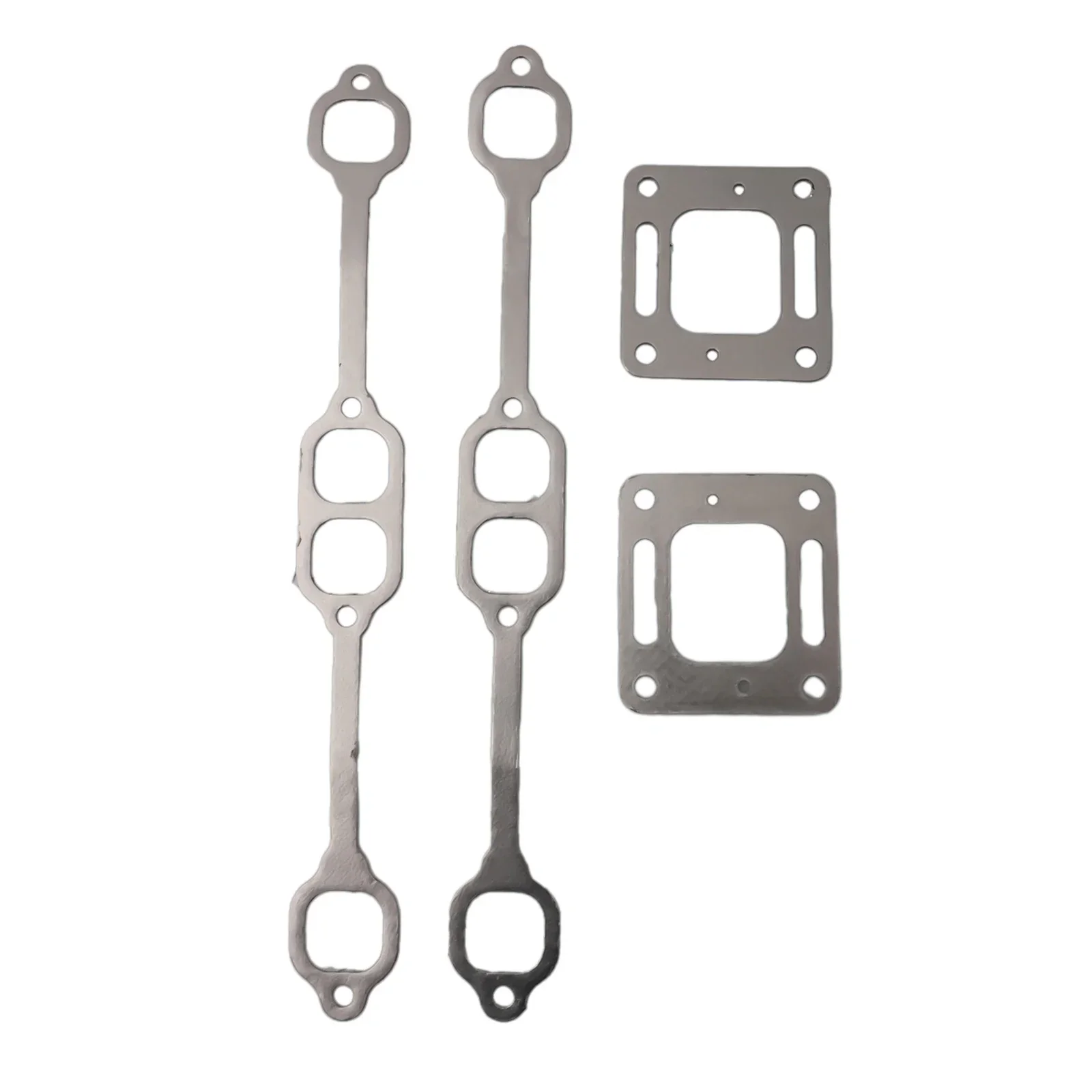 Untuk Mercruiser 5.0 Mpi 5.7 350 Mag Riser Block V8 Elbow 2x Manifold ke gasket Riser + 2x Block ke Manifold gasket