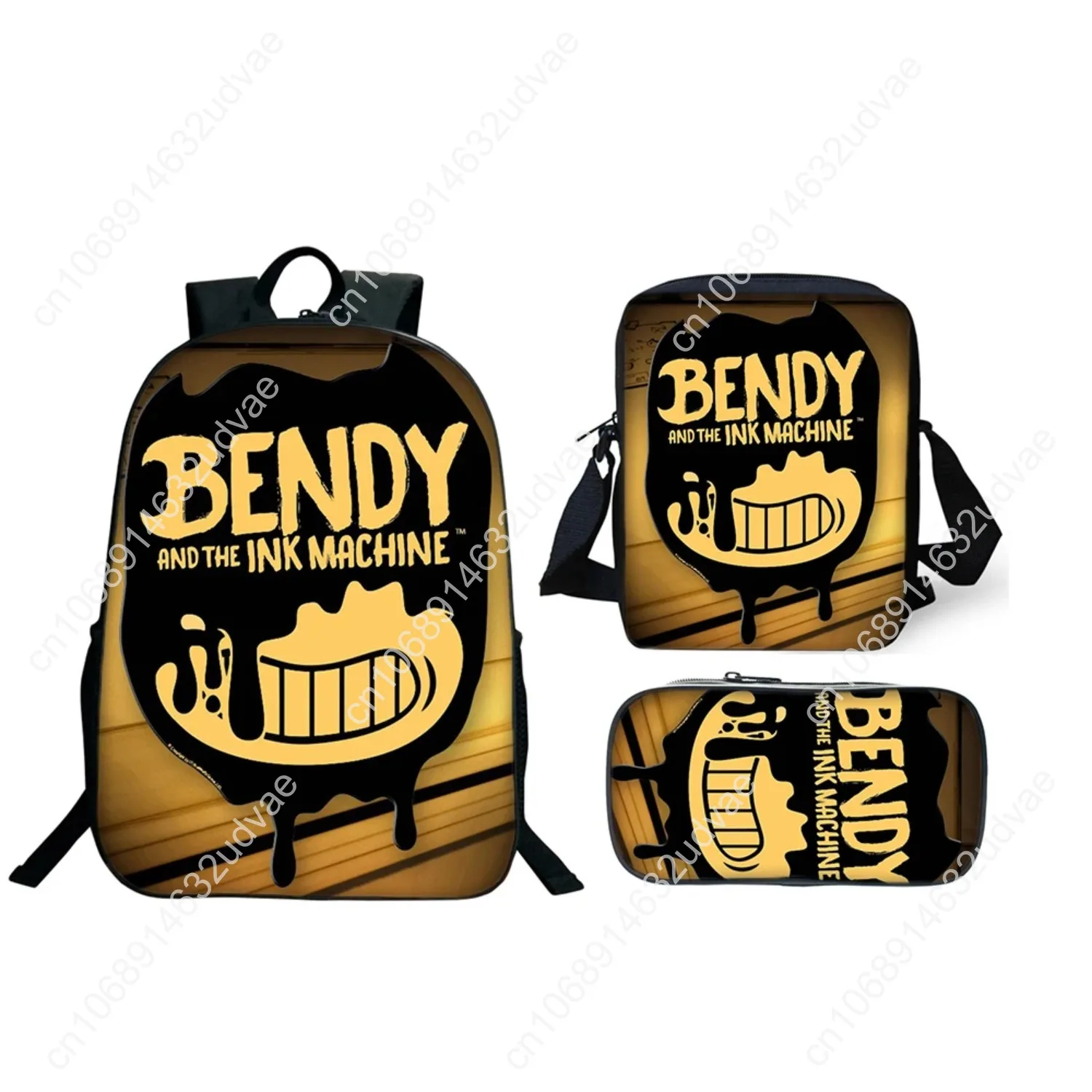 3Pcs Set The Ink Machine Backpacks for Boys Girls Laptop Backpacks School Bags