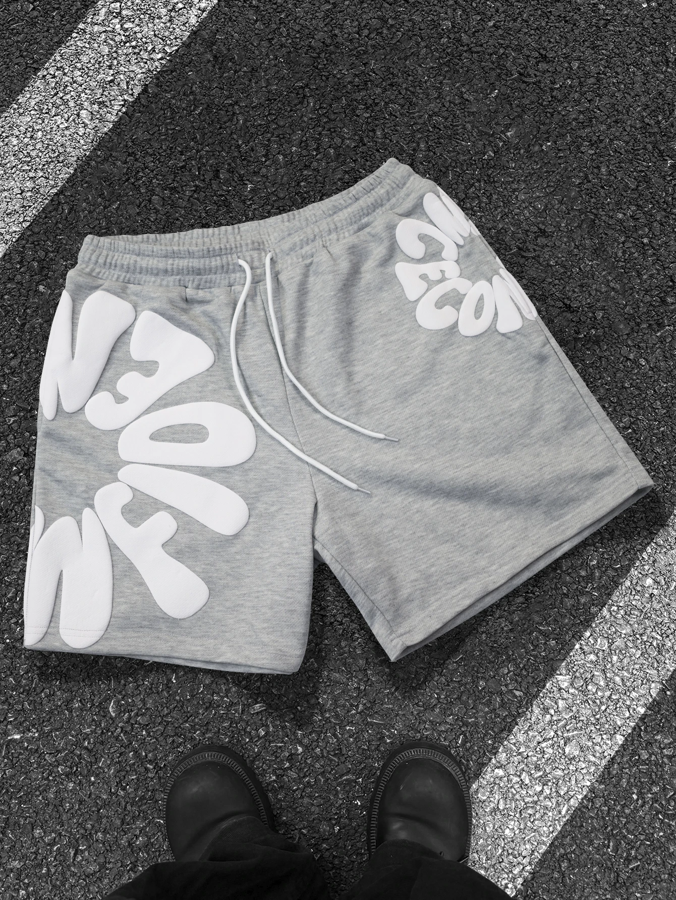 Herren Loose Fit Streetwear Shorts Trendige Marke Y2K Hip Hop Polyester Sportliche Mehrfarbige Schwarz-Weiße S-2XL Vollgrößen Alltagskleidung – Detail 21