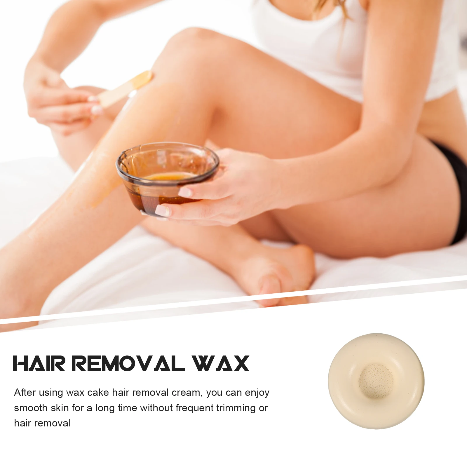 

10 Pcs Hard Wax Blocks Beeswax Depilatory Cream for Skin Hair Removal Face Waxing Beans Body Epilating Wax Paper