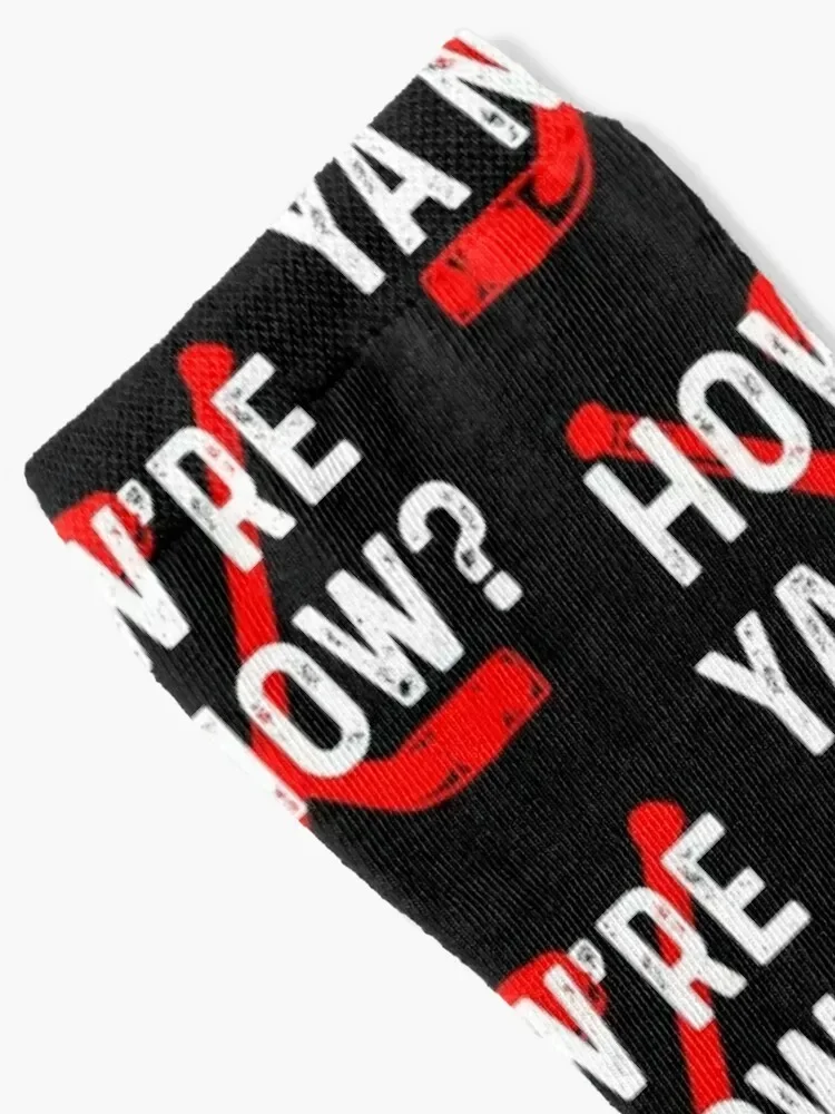 How're ya now? canadian Greeting Socks hiphop shoes heated Men Socks Women's