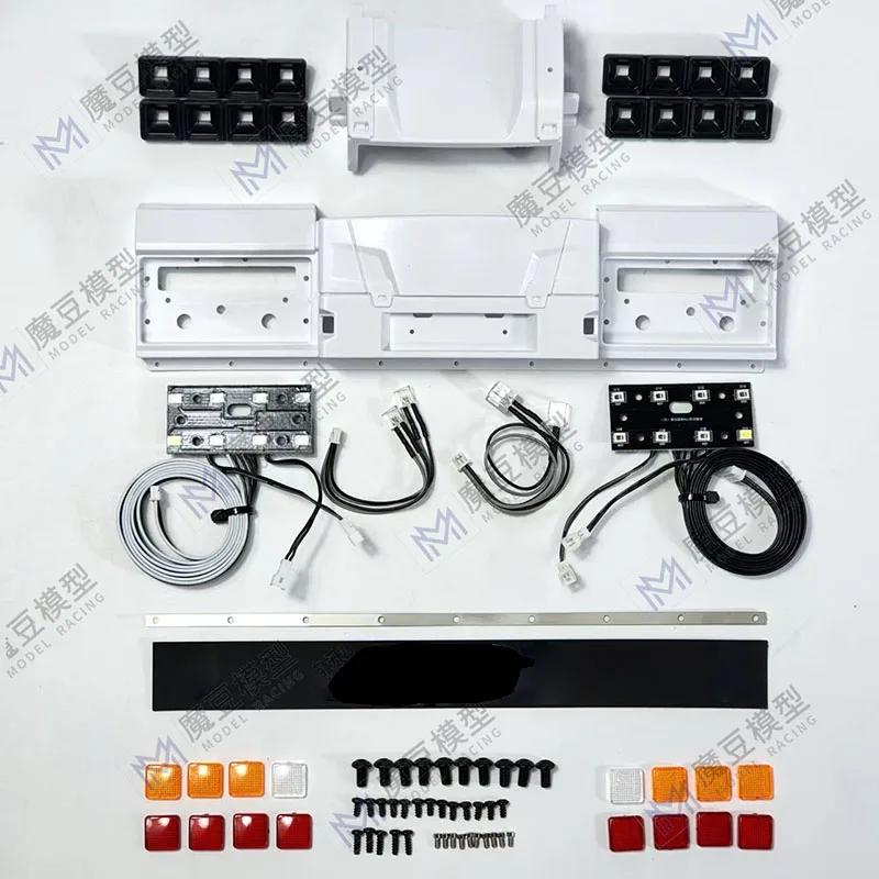 LED 3V Simulation taillight for 1/14 Tamiya RC Truck for SCANIA 770S 6x4 56368 56371 56379 Car Accessories MABEMODO