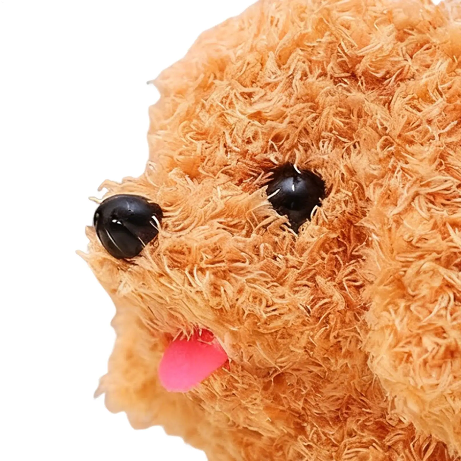 Juguetes de peluche de cachorros de simulación eléctrica de 18CM, Robot interactivo para perros que camina, cola de ladrando, juguete para niños, regalo de cumpleaños y Navidad