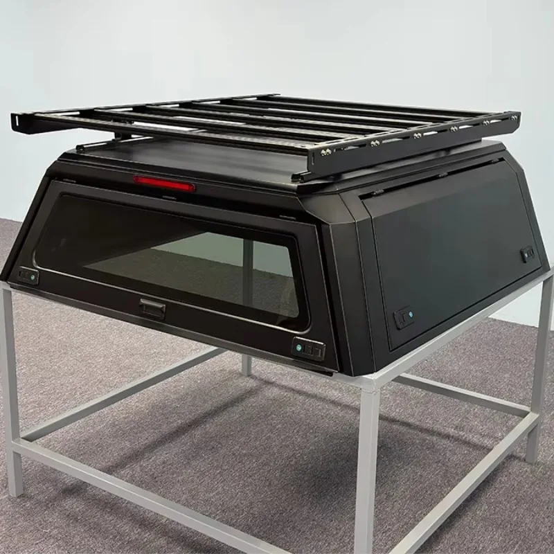 Custom Retractable Electric 4-Fold Roll-Up Aluminum Alloy Compartment Cover Waterproof No-Drill Installation