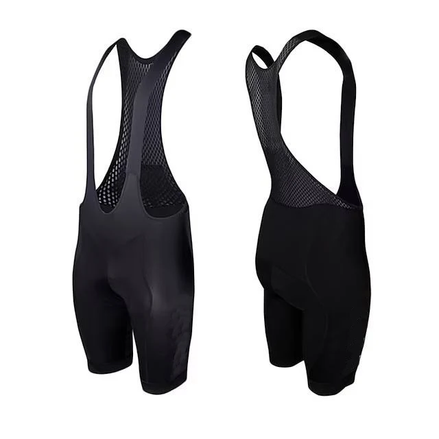 Men Cycling Bib Shorts Breathable Quick Dry Slim Fit Bike Tights With 4D Padded Chamois Mesh Vent Panels