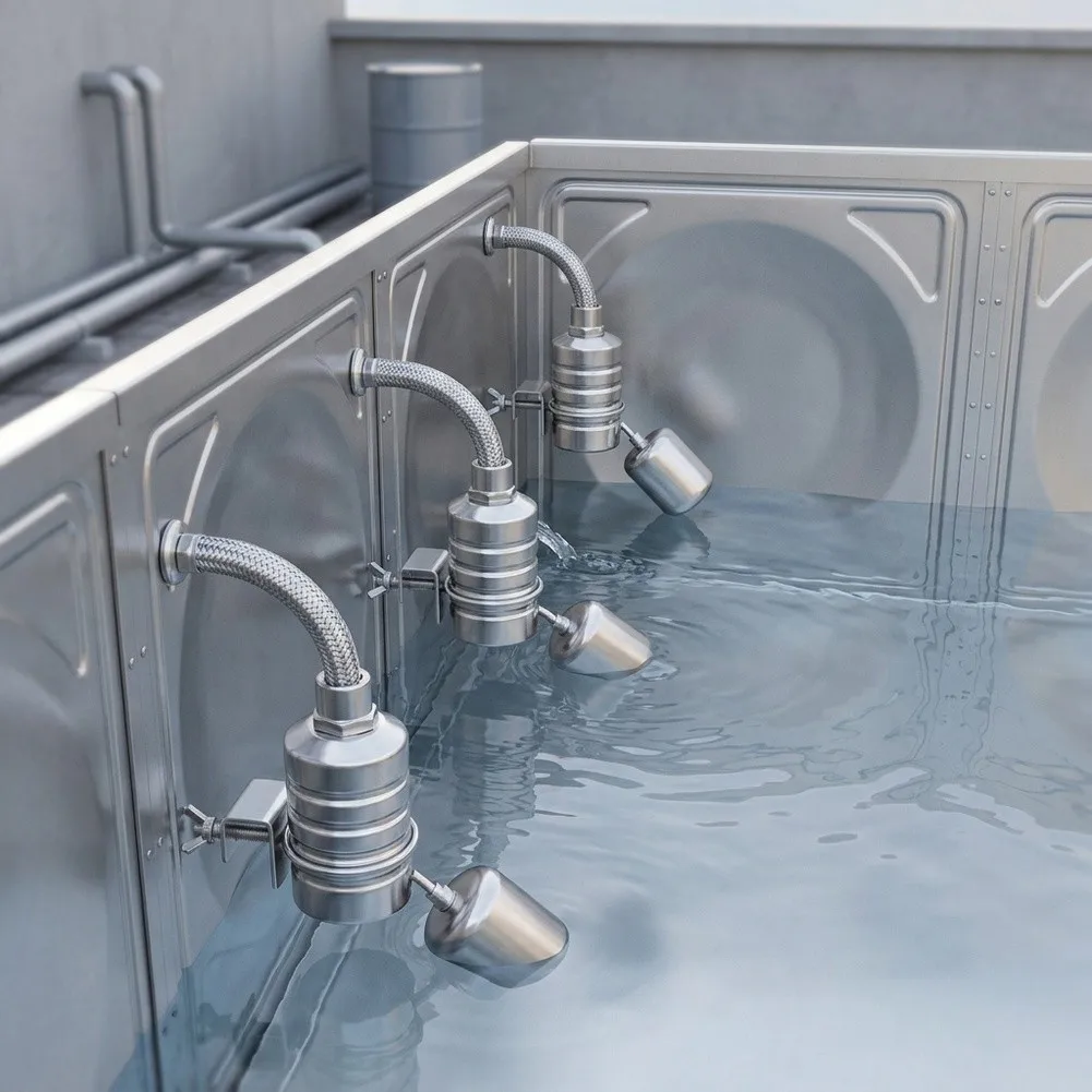 For Livestock Troughs Automatic Water Level Controller Aquaponics Float Valve 304 Stainless Steel Construction