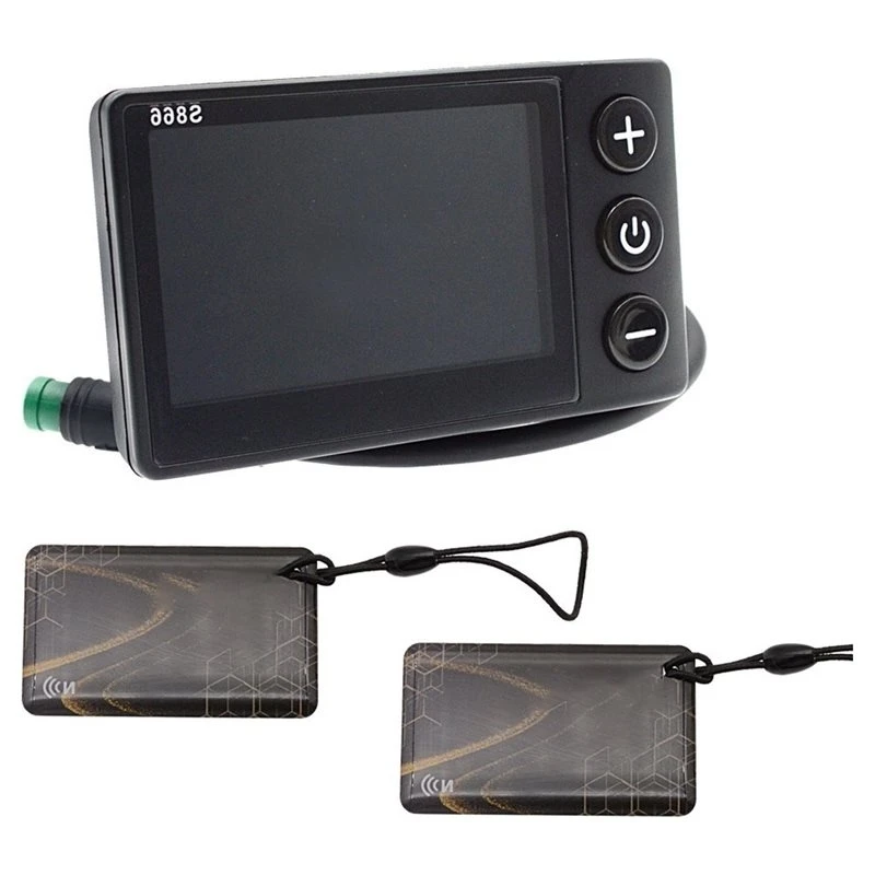 Compteur de vitesse T22C 5 broches S866, écran LCD couleur pour vélo électrique avec connecteur intelligent NFC étanche pour vél