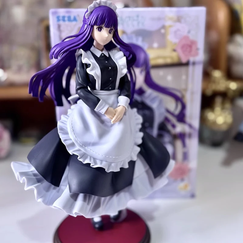 

Новинка в наличии Sega Original Frieren: Beyond Journey's End Fern Frieren, наряд горничной, модель персонажа аниме, коллекционные игрушки, подарки